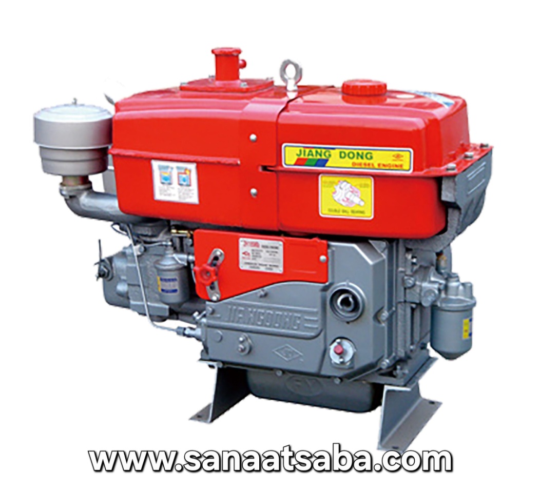 موتور دیزلی توپلند ۱۶ اسب بخار با گاری و پمپ ۸ اینچ