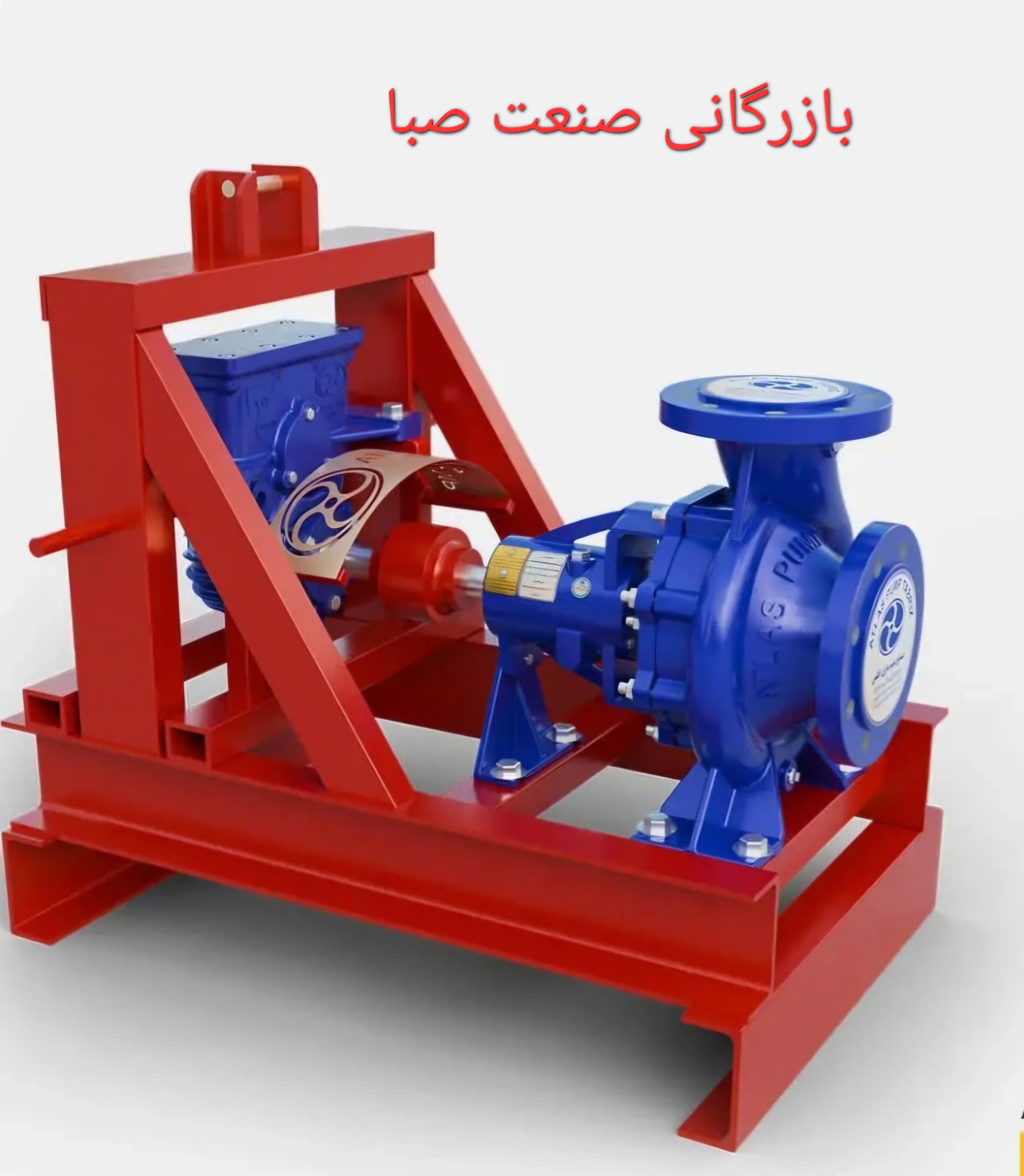 پمپ حلزونی پشت تراکتوری ۶ اینچ بدون گوردون با شاسی