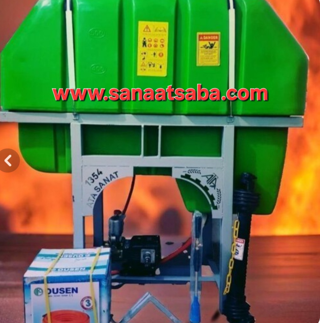 سم پاش پشت تراکتوری اس کی آ S.K.A ظرفیت 400 لیتر و 150 بار فشار مخزن طبرستان گارانتی 6 ماهه نقد و اقساط