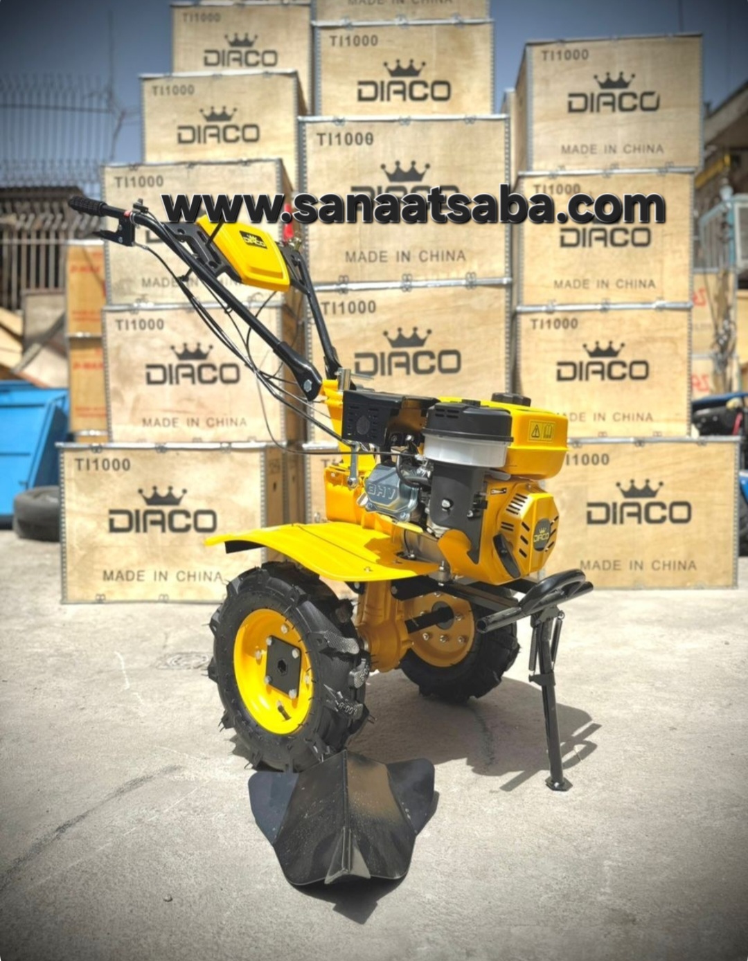 تیلر دیاکو 10 اسب با 1 سال گارانتی تعویض با کیفیت عالی و شخم زن