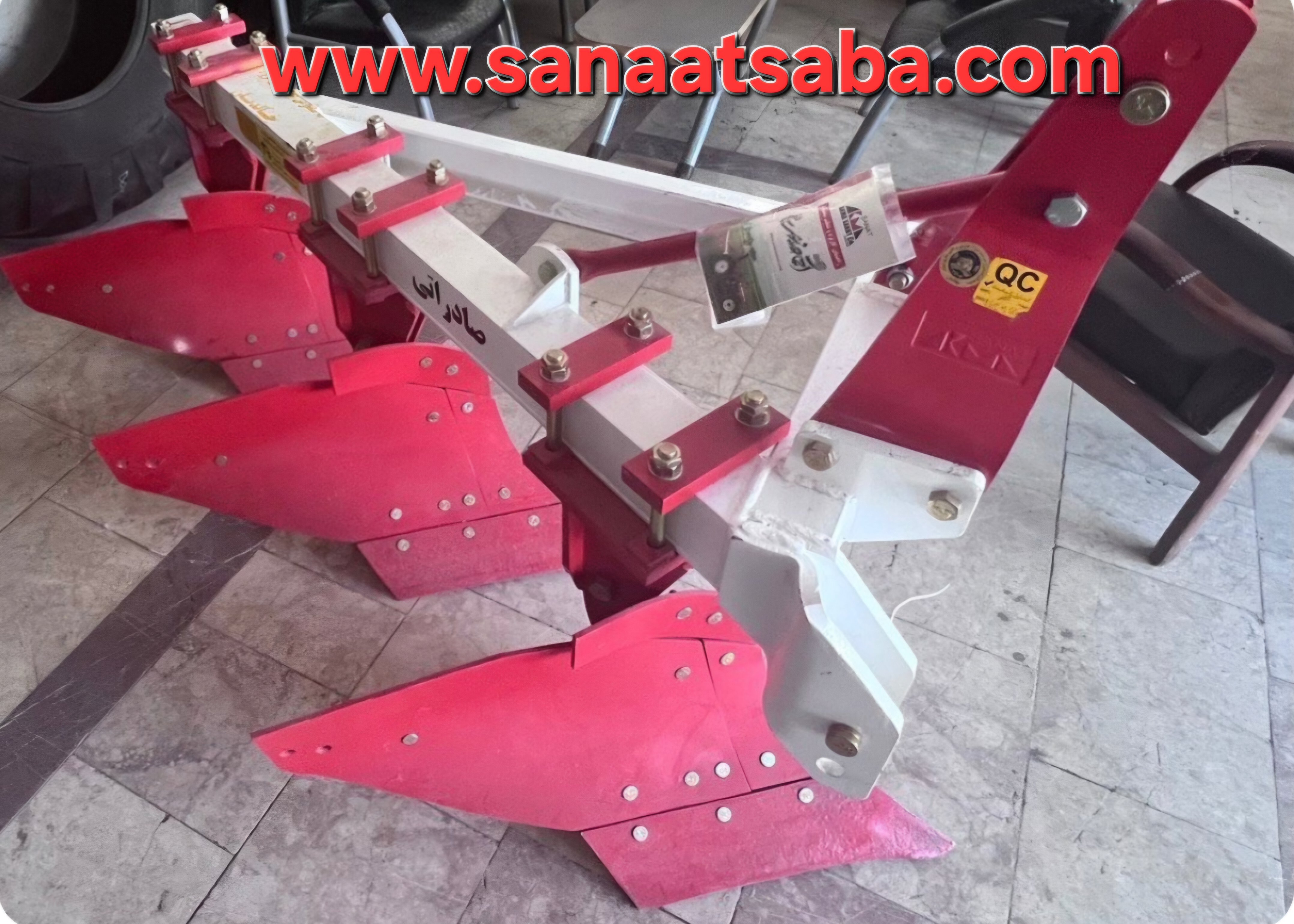 گاو اهن ۳ خیش شاسی محکم قوطی