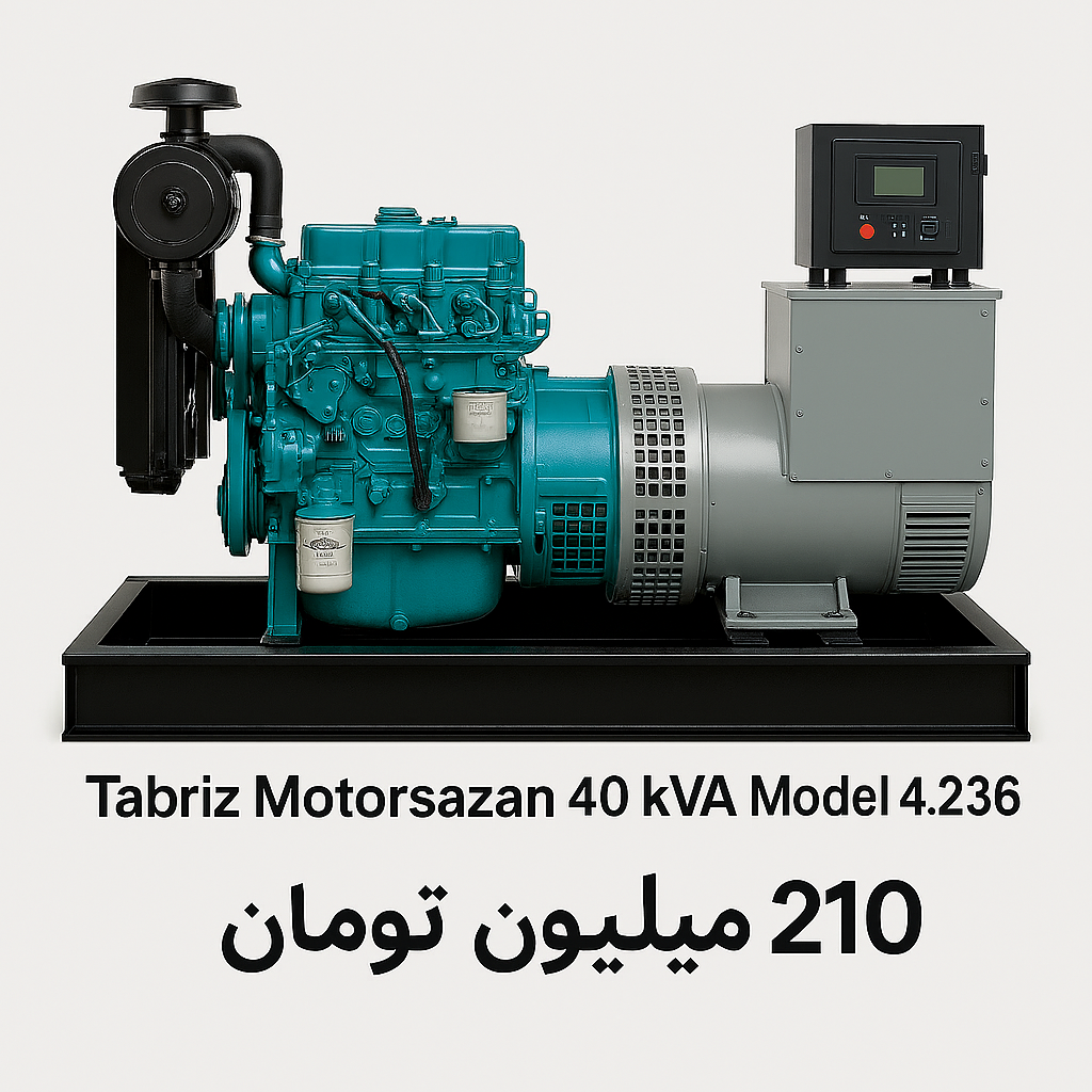 ژنراتور ۴۰ کاوا موتور سازان