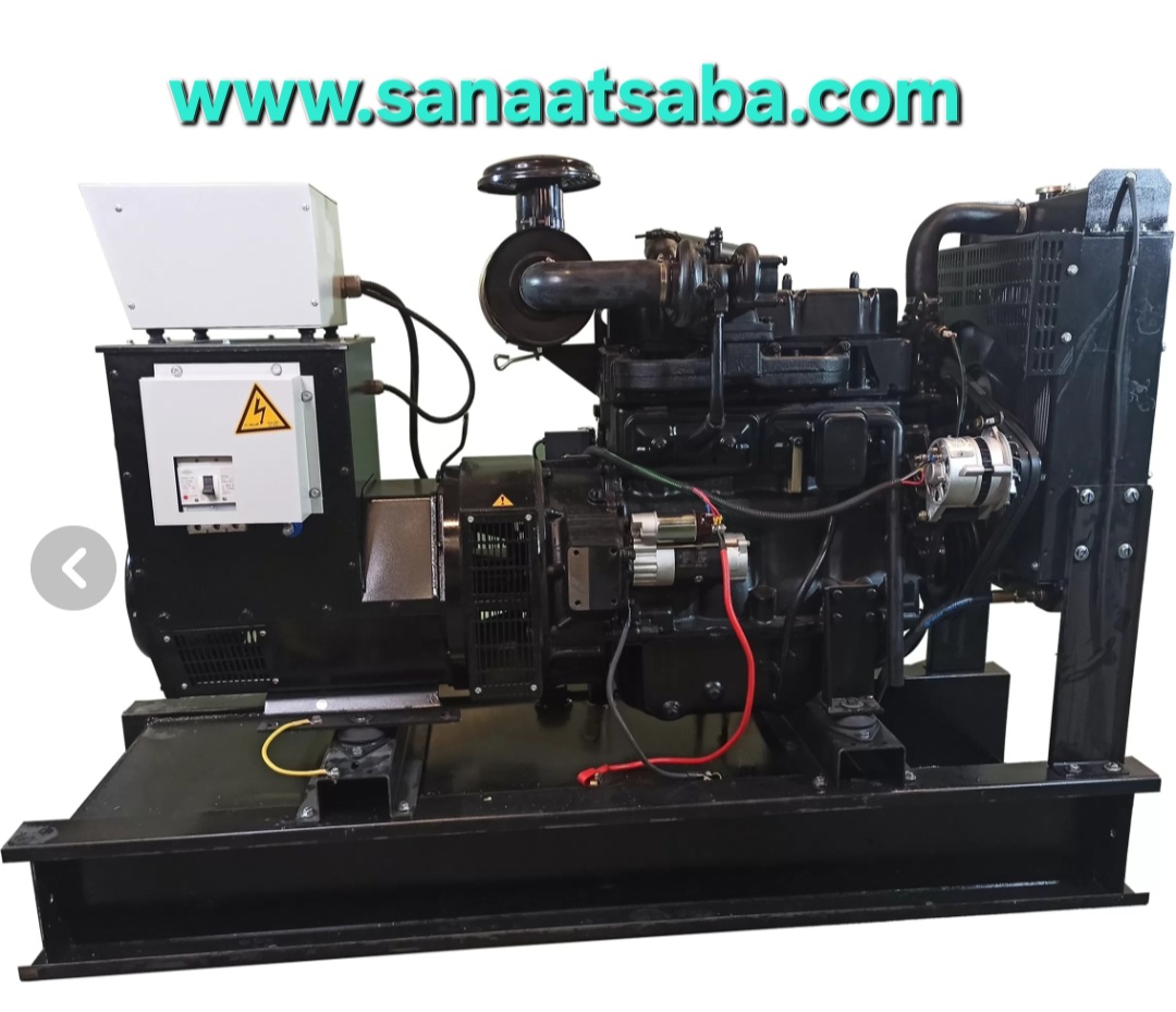 ژنراتور ۵۰ کاوا موتور سازان موتور پرکینز موتور سازان تبریز ،آلترناتور استمفورد دیزل ساز،شاسی باکدار ۱۲۰ لیتری ،اتاق سایلنت،پنل کنترلی دیپسی۴۵۲۰ با کلید برکر خروجی برق ژنراتور