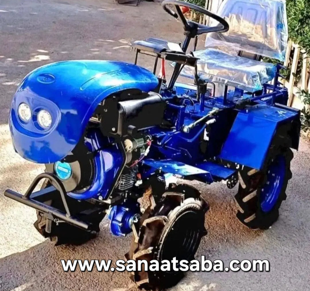 مینی تراکتور و تیلر کمر شکن تریلی دار نفر بر