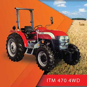 فروش نقدی تراكتور تک دفرانسیل كشاورزي ITM 455 ۲WD توربودار