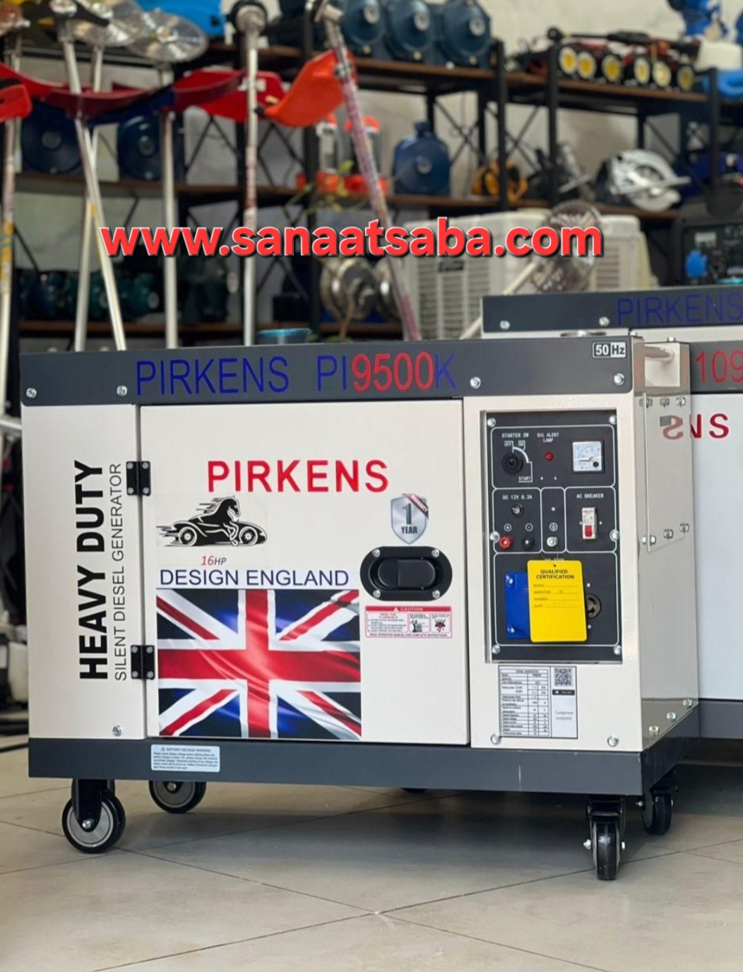 ژنراتور ۴۰ کاوا ژاپنی با دیزل  موتور انگلیسی