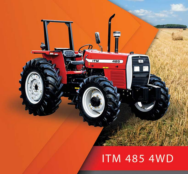 تراکتور 485 جفت دیفرانسیل توربودار – ITM 485 4WD