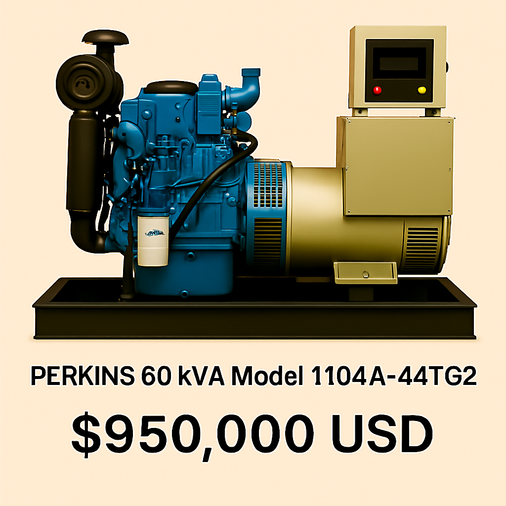 ژنراتور ۶۰ کاوا پرکینز اصلی انگلستان