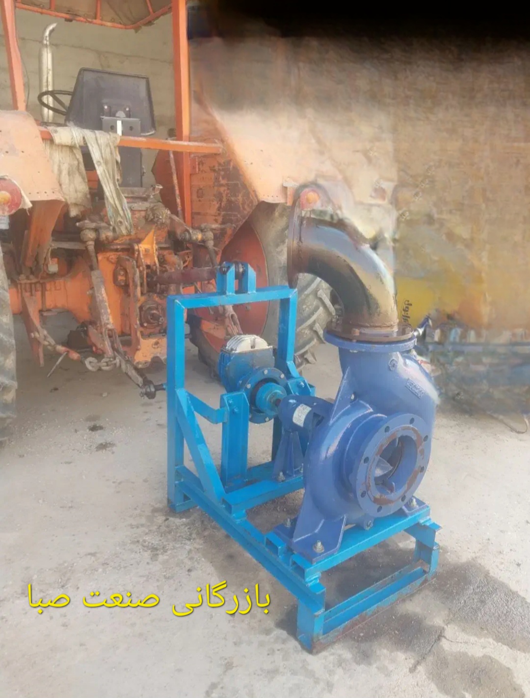 خنزیره پشت تراکتوری . اطلس پمپ تبریز ETA 150/200 – ۶/۸ اینچ